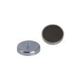 40mm dia x 8mm thick Ferrite Pot Magnet with M5 External Thread - 14.9kg Pull