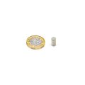 5mm dia x 10mm thick Samarium Cobalt Magnet - 0.68kg Pull