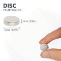 15mm dia x 4mm thick N35 Neodymium Magnet - 2.8kg Pull