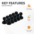 Large Acrylic Push Pin Magnet (21mm dia x 26mm tall)