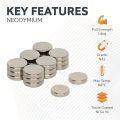 10mm dia x 2.5mm thick N42 Neodymium Magnets - 1.4kg Pull