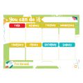 MagFlex® A3 Magnetic Playful Reward Chart with Colourful Star Magnets - Flexible Magnetic Sheet