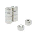 20mm dia x 10mm thick x 5.2mm c/sink Neodymium Magnet - 11kg Pull