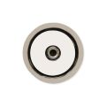 75mm dia x 15mm thick N42 Neodymium Pot Magnet with M10 Eyebolt + 10 metre Rope - 200kg Pull