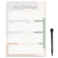 MagFlex® A4 Pastels Weekly Meal Planner Fridge Magnet - Flexible Magnetic Sheet