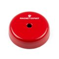 29mm dia x 9mm thick Alnico Shallow Pot Magnet c/w 5.2mm dia countersunk hole - 5kg Pull
