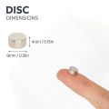 8mm dia x 4mm thick N35 Neodymium Magnet - 1.47kg Pull