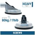 SCREWD 118mm diameter x 325mm length Dual Suction Lifter - 80kg Pull