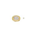 2mm dia x 1mm thick Samarium Cobalt Magnet - 0.06kg Pull