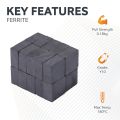 10 x 10 x 5mm thick Y10 Ferrite Magnet - 0.1kg Pull