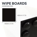 MagniPlan 450mm x 450mm Coloured Magnetic Glass Wipe Boards