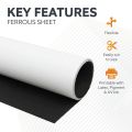 PrintFlex® 1270mm wide Latex, Pigment & UV Ink Printable Ferrous Sheet - Matt White