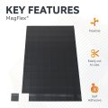 MagFlex® 25mm x 25mm Self-Adhesive Flexible Magnetic Squares - 96 per A4 Sheet