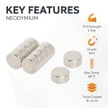 12mm dia x 6mm thick N42 Neodymium Magnet - 4.3kg Pull