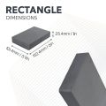 152.4 x 101.4 x 25.4mm thick Y30BH Ferrite Magnet - 20kg Pull