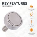 10mm dia x 5mm thick x M3 stud N42 Neodymium Pot Magnet - 3kg Pull