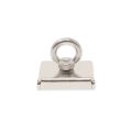 75 x 55 x 20mm N42 Neodymium Pot Magnet with M10 Eyebolt and 10 metre Rope - 110kg Pull