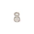 16mm dia Neodymium Clamping Magnet with M4 Eyebolt - Machine Lathed - 9.7kg Pull