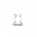43mm dia x 6mm high Rubber Coated Cable Holding Magnet With 19mm Terry Spring Clip - 8kg Pull