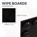 MagniPlan 600mm x 450mm Coloured Magnetic Glass Wipe Boards