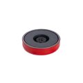 46mm dia x 11mm thick Ferrite Limpet Pot Magnet c/w M6 threaded hole - 14kg Pull