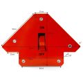 Small Switchable Multi-angle Welding Magnet (45¡ x 90¡ x 135¡) - 13kg / 30lbs