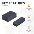 50 x 19 x 10mm thick Y30BH Ferrite Magnet - 2.6kg Pull