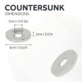 16mm dia Neodymium Pot Magnets, Steel Discs & Screws Pack