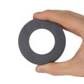 72mm O.D x 39mm I.D x 10mm thick Y30BH Ferrite Ring Magnet - 5.5kg Pull