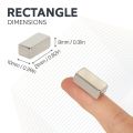 10 x 8 x 21mm thick N42 Neodymium Magnet - 4.5kg Pull