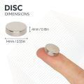 14mm dia x 4mm thick N42 Neodymium Magnet - 3.4kg Pull