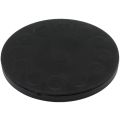 88mm dia x 8mm high Rubber Coated POS Magnet c/w M6 Boss Thread (Flush x 6mm deep) - 42kg Pull