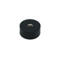 22mm dia x 10mm thick x M5 thread hole Rubber Coated Pot Magnet - 2.6kg Pull