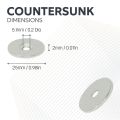 25mm dia Neodymium Pot Magnets, Steel Discs & Screws Pack