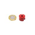 19.1mm dia x 12.7mm thick Alnico Button Magnet c/w 4.8mm dia central hole - 1.9kg Pull