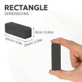 60 x 20 x 15mm thick Y30BH Ferrite Magnet - 4.8kg Pull