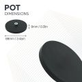 88mm dia x 8mm high Rubber Coated POS Magnet c/w M8 Boss Thread - 45kg Pull