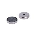 32mm dia x 7mm thick x 5mm c/sink Ferrite Y30BH Pot Magnet - 6.9kg Pull
