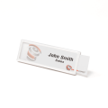 Magnetic Name Badge with Card Insert Window (75mm x 23mm)