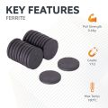 19.3mm x 2.8mm thick Y10 Ferrite Magnet - 0.4kg Pull