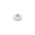 22mm dia x 6mm high Rubber Coated POS Magnet c/w M4 Boss Thread - 5kg Pull