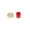 17.5mm dia x 16mm thick Alnico 5 Deep Pot Magnet c/w M6 threaded hole - 2.5kg Pull