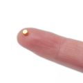 3mm dia x 2mm thick N42 Neodymium Magnets - Gold Plated
