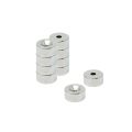 10mm dia x 5mm thick x 3.2mm c/sink Neodymium Magnet - 2kg Pull