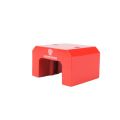 Red Alnico Horseshoe Magnet - 37kg Pull (70 x 41 x 57mm)