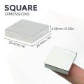 25.4mm x 25.4mm x 6.35mm thick N42 Neodymium Magnet - 5.91kg Pull - Licensed Material