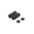 12mm O.D. x 3mm I.D. x 3.3mm thick Y10 Ferrite Magnets - 0.1kg Pull