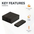 50 x 19 x 5mm thick Y30BH Ferrite Magnet - 1.5kg Pull