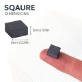 10 x 10 x 5mm thick Isotropic Y30 Ferrite Magnet - 0.08kg Pull
