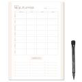 MagFlex® A4 Minimalistic Weekly Meal Planner Fridge Magnet - Flexible Magnetic Sheet